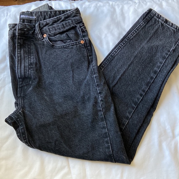 Zara black Mom jeans - Picture 6 of 8